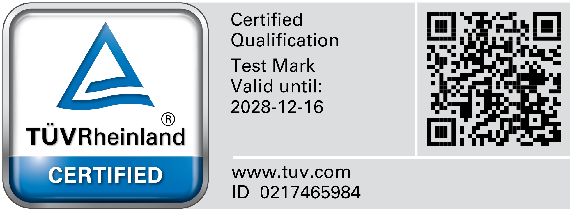 TR-Testmark_0217465984_EN_CMYK_with-QR-Code TÜV Rheinland certificate
Manager for applied AI Transformation